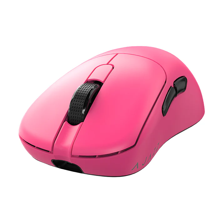 Mouse Gamer Inalámbrico AJAZZ AJ179 NL Rosado – Triple Modo – Batería 800 mAh 4