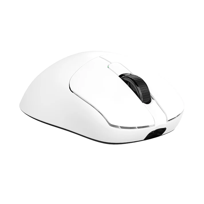 Mouse Gamer Inalámbrico AJAZZ AJ179 NL blanco– Triple Modo – Batería 800 mAh 2