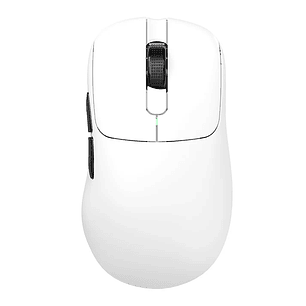 Mouse Gamer Inalámbrico AJAZZ AJ179 NL blanco– Triple Modo – Batería 800 mAh