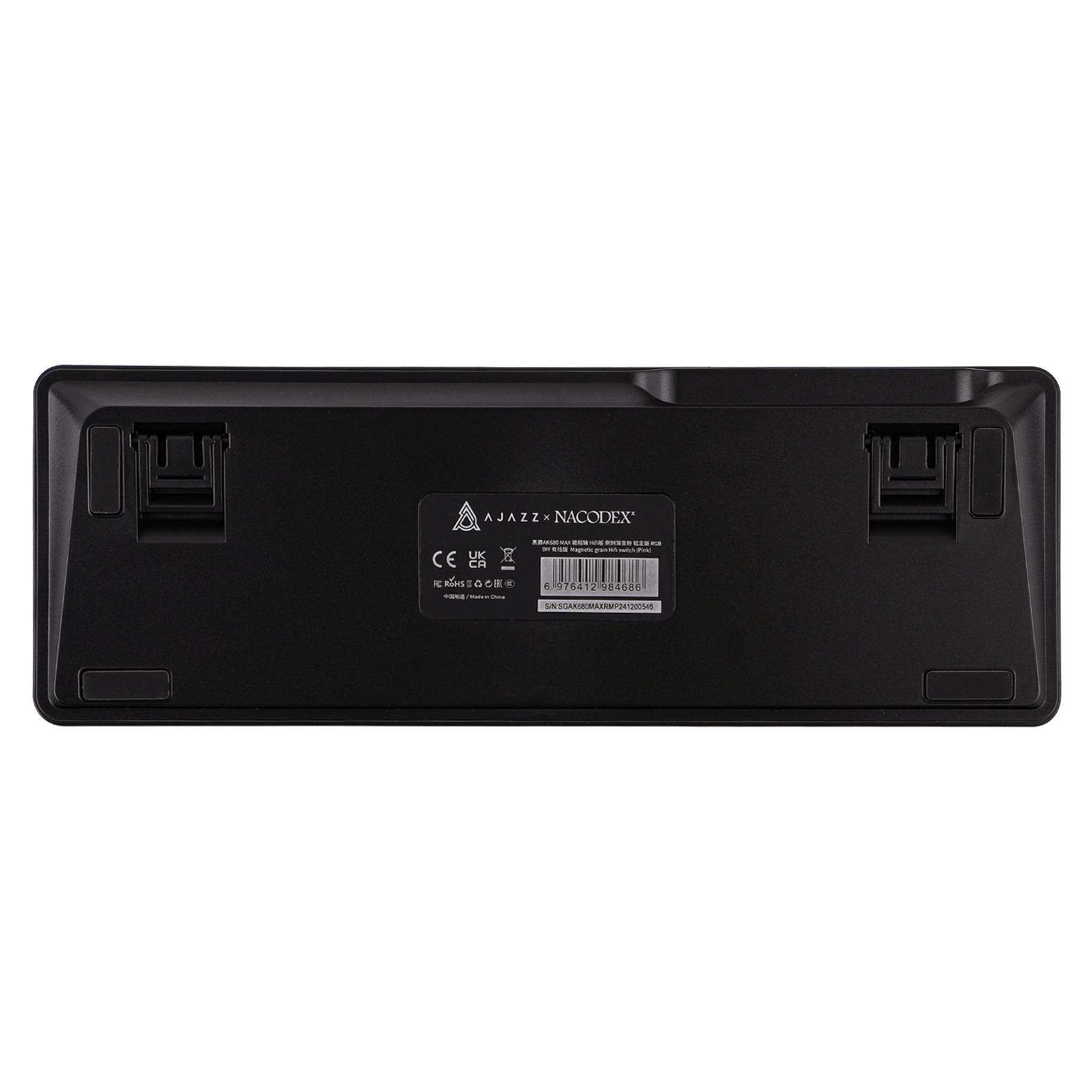 Teclado Mecánico Gamer AJAZZ AK680 MAX 68% con Switches Magnéticos Pink 6