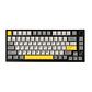 Teclado AJAZZ AK820 MAX  Black Grey Yellow / Switch Magnetic - Miniatura 1