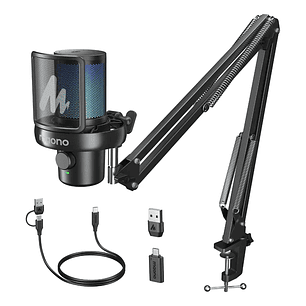  Micrófono Maono DM40 S Pro Negro
