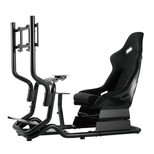 Estructura para Simulador de Carreras Redragon Cyclone, Incluye Butaca y Montura TV, Negro 1