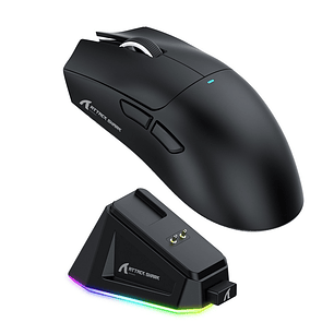 Mouse Gamer  Attack Shark X11 Gaming Mouse – Black + base