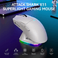  Attack Shark mouse X11 con base de carga white + base - Miniatura 5
