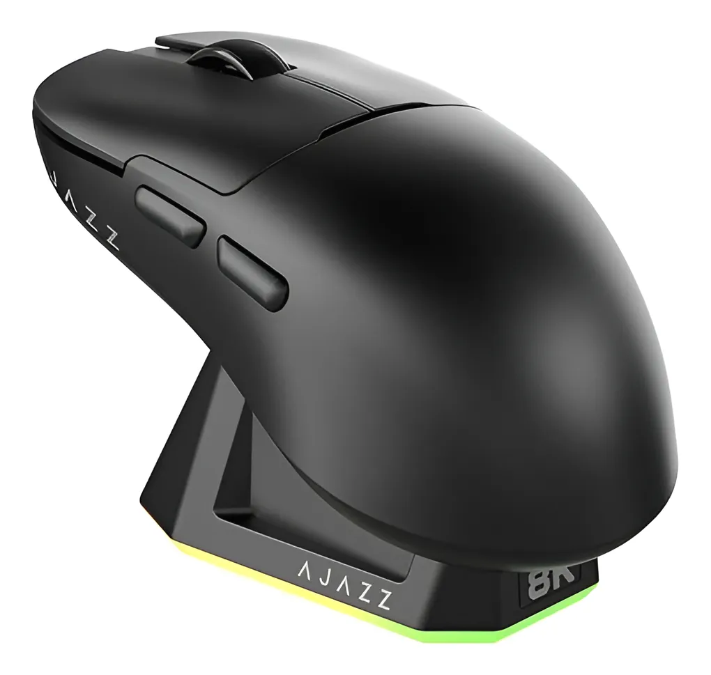 Mouse Gamer Ajazz Aj159 Pro Wireless Mouse -Black + Base 2