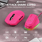 Attack Shark G3 Pro RGB Tri-Mode Wireless Gaming Mouse - Berry Red + base - Miniatura 5