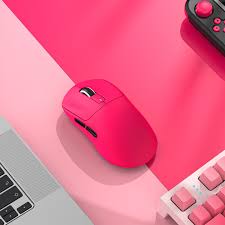 Attack Shark G3 Pro RGB Tri-Mode Wireless Gaming Mouse - Berry Red + base 11