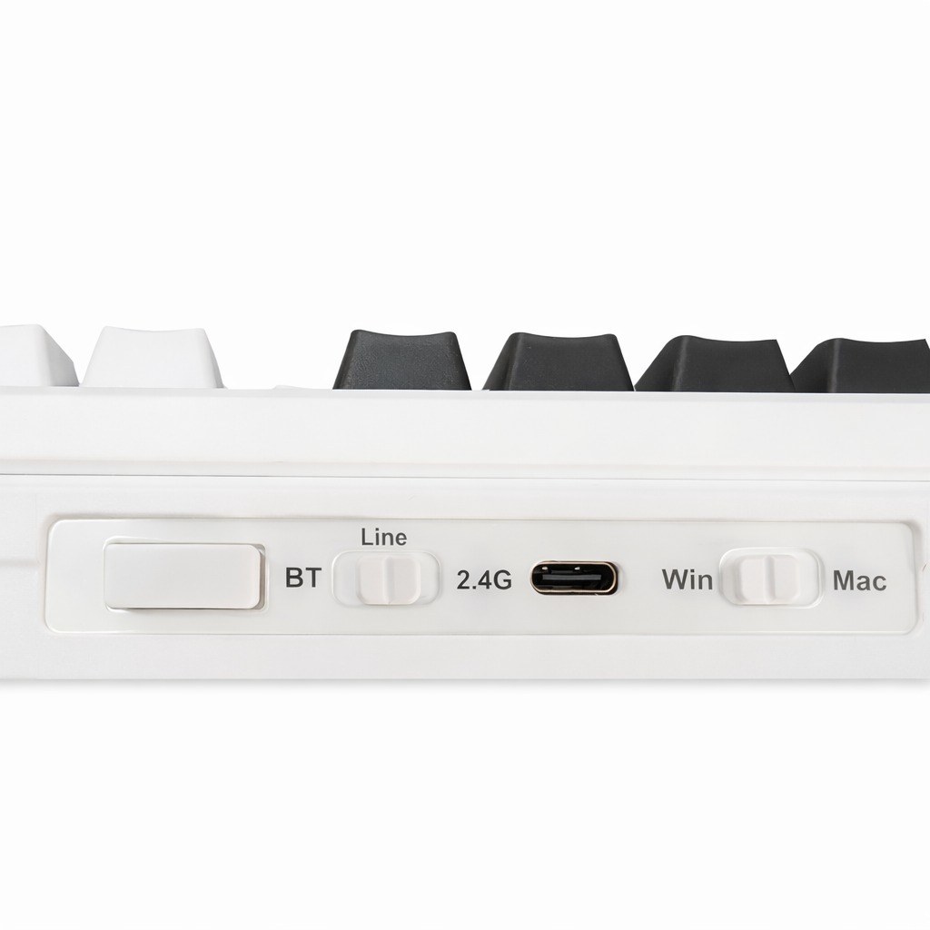 Teclado mecanico ATTACK SHARK M87 Inalambrico / Sw Sweet cool pink white jade (Teclas intercámbiales incluidas rosadas) 7