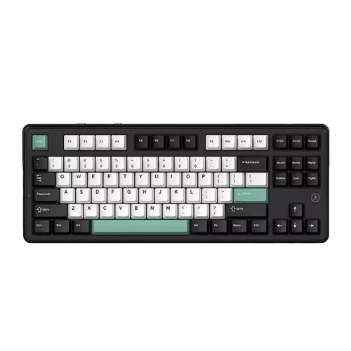 Ajazz keyboard MK87 Three Mode 10000mAh - Ink Mountain Green  1