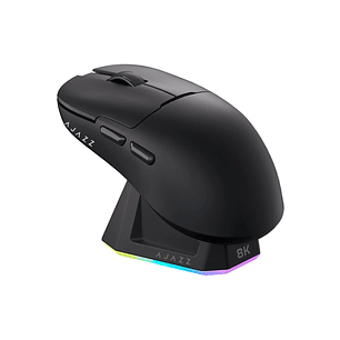 Mouse Gamer Ajazz Aj159 Pro Wireless Mouse -Black + Base