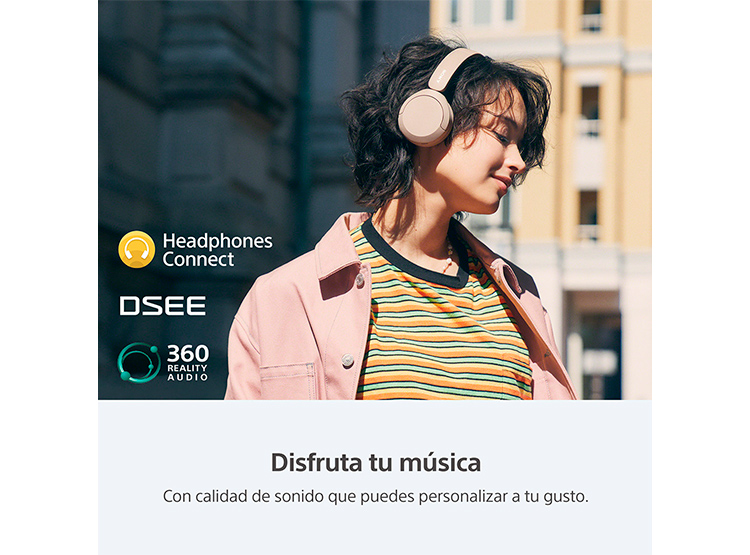 Audífono Sony Bluetooth WH-CH520 Yellow  5