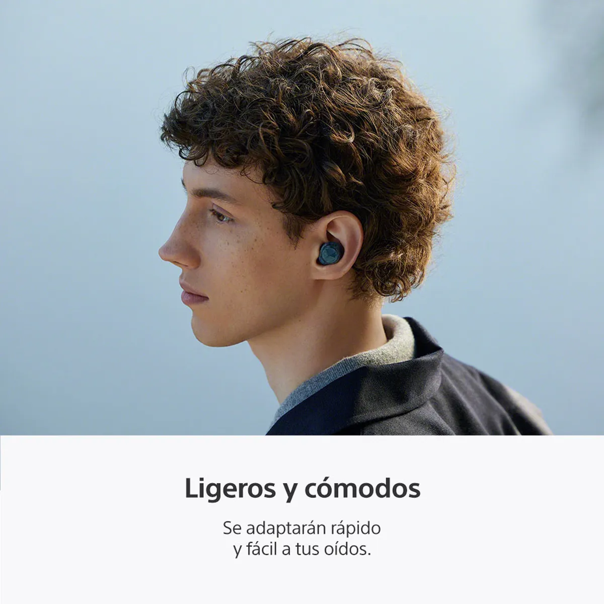 Audífono inalámbrico sony Wf-C710N azul 3