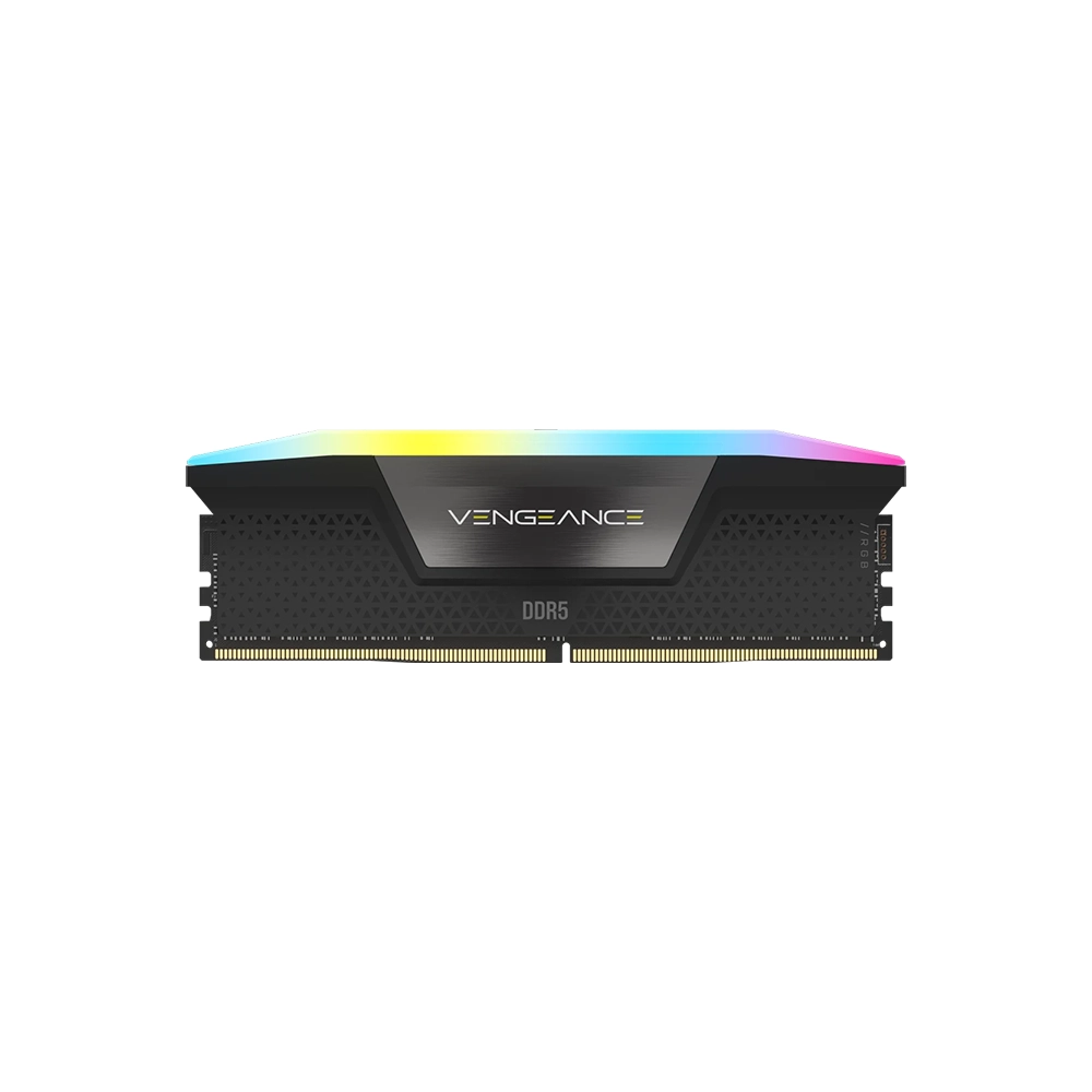 Memoria Ram Corsair Vengeance RGB 16GB DDR5, 5200 MHz, DIMM, CL40, Color Negro [Openbox] 1