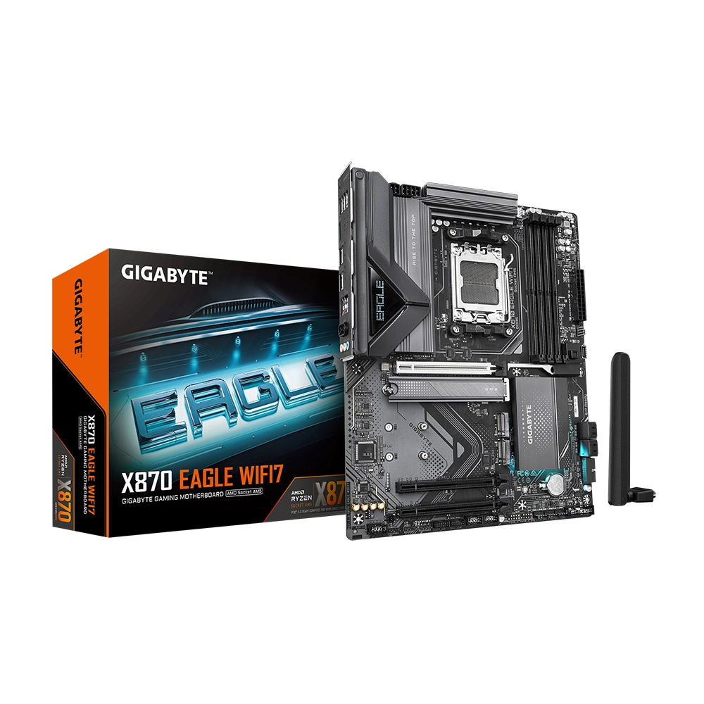 Placa Madre Gigabyte X870 Eagle WIFI7, AMD Socket AM5, DDR5, ATX [Openbox] 1