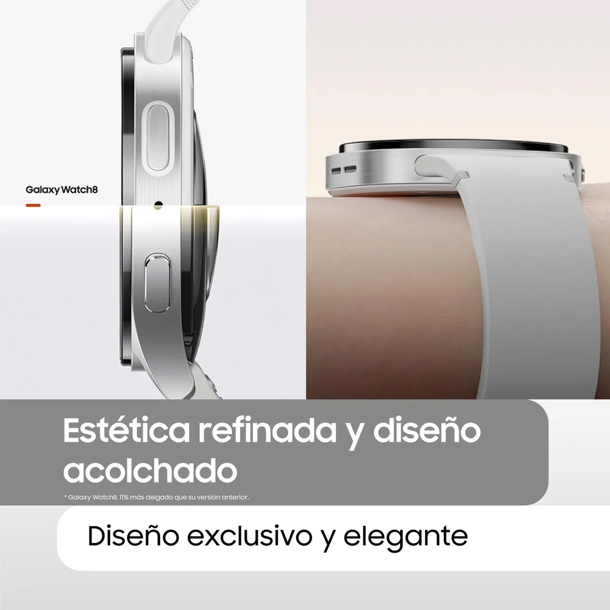 Smartwatch Galaxy Watch8 44mm Plateado 5