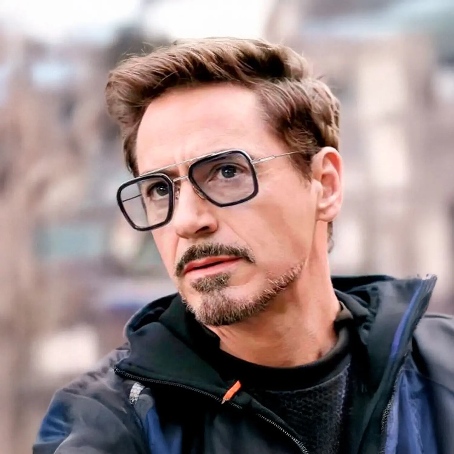 Lentes Barron Silver Clear - Tony Stark Industries Design 5