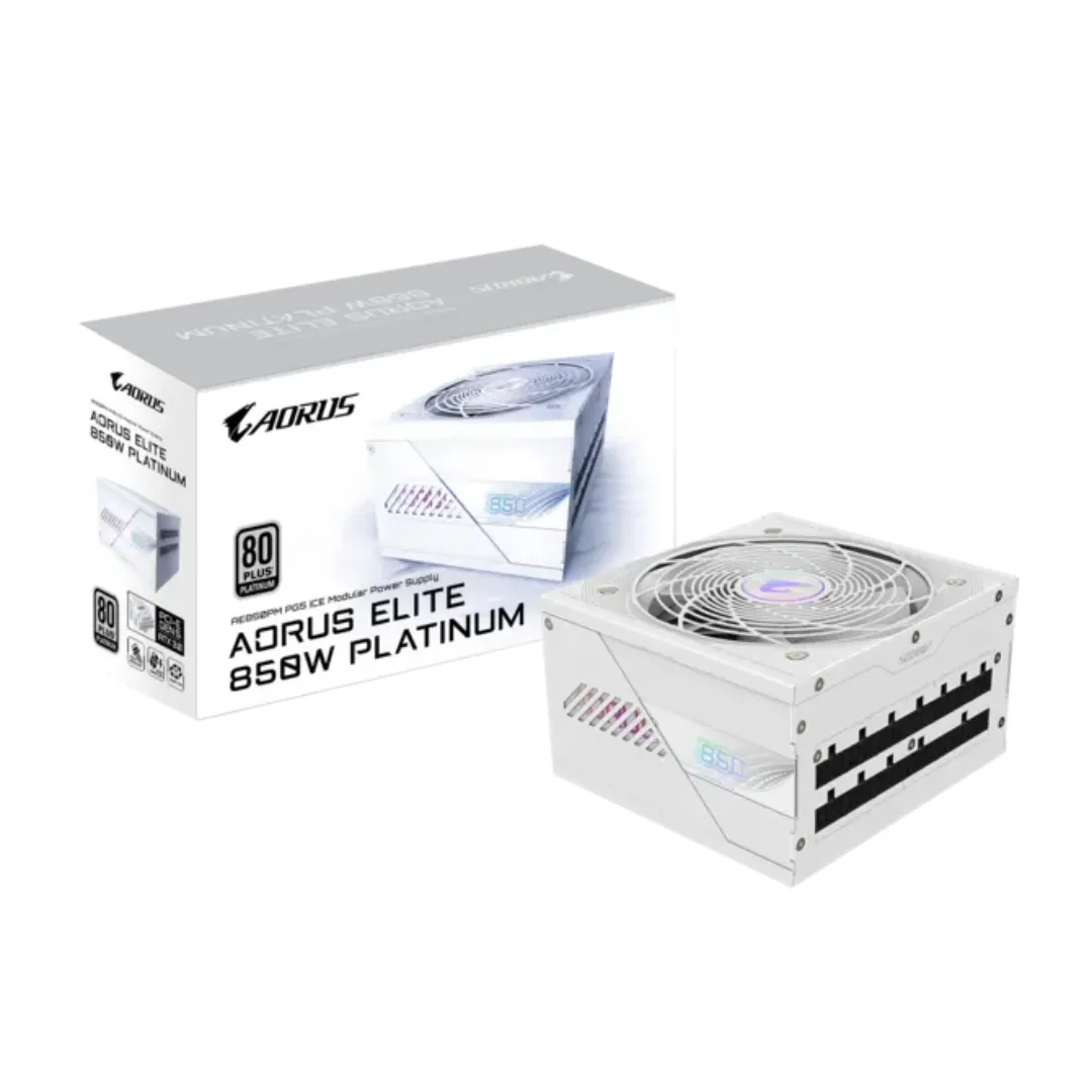 Fuente Gigabyte Aorus 850Watts GP-AE850PM PG5 ICE Platinum Full Modular 1