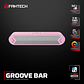 Fantech parlante BS160 GROOVE BAR Pink Gaming Soundbar RGB  - Miniatura 1