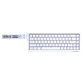 MK811 ATOM HE68 White Teclado Magnético 60% 8.000 Hz Layout USA - Miniatura 1