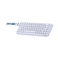 MK811 ATOM HE68 White Teclado Magnético 60% 8.000 Hz Layout USA - Miniatura 2
