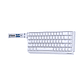 MK811 ATOM HE68 White Teclado Magnético 60% 8.000 Hz Layout USA - Miniatura 7