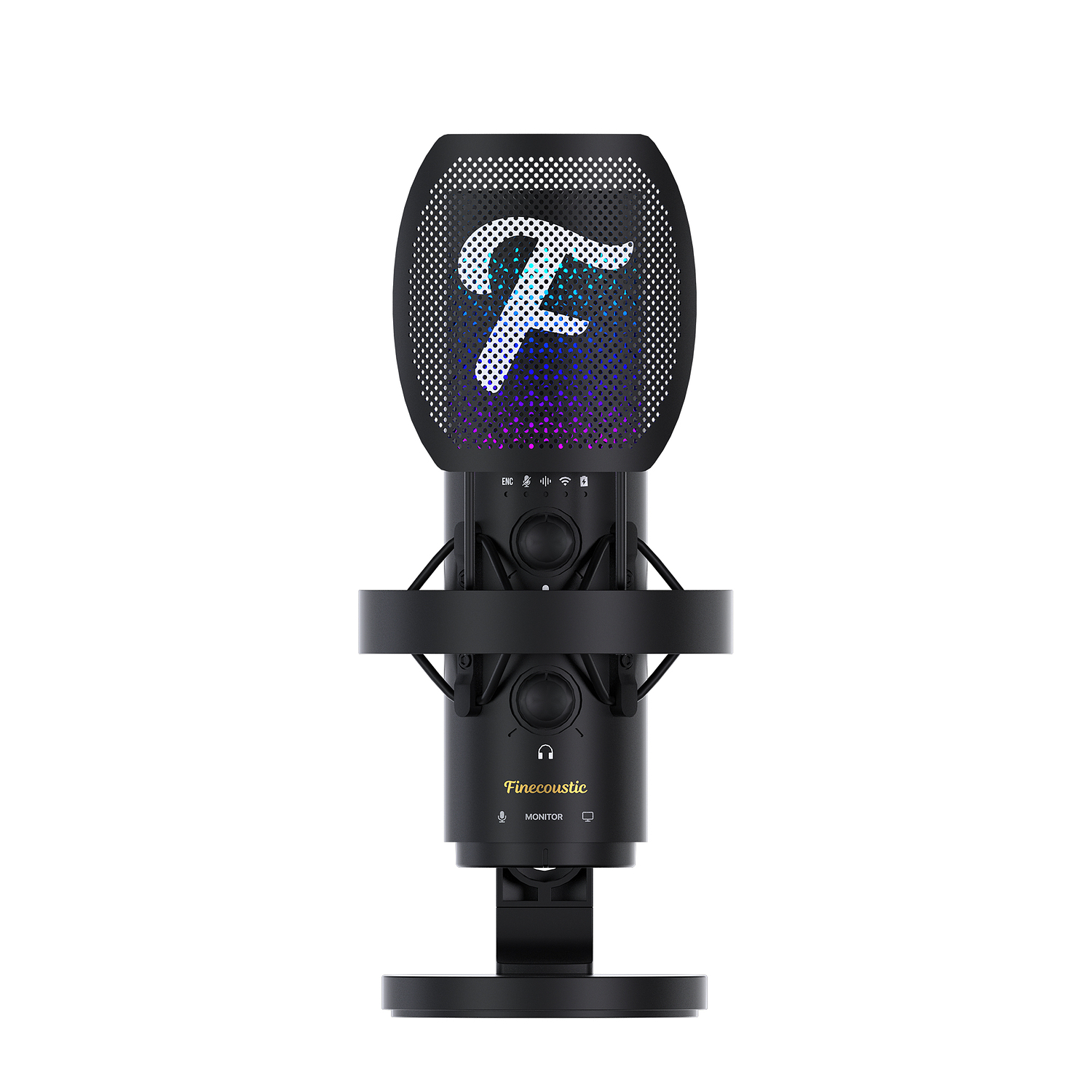 WFM1 RESONO Black Micrófono Inalámbrico Condensador Doble-Polar Finecoustic 1