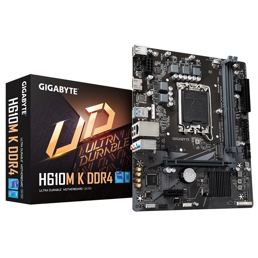 Placa Madre Gigabyte H610M K DDR4 Intel LGA1700  1