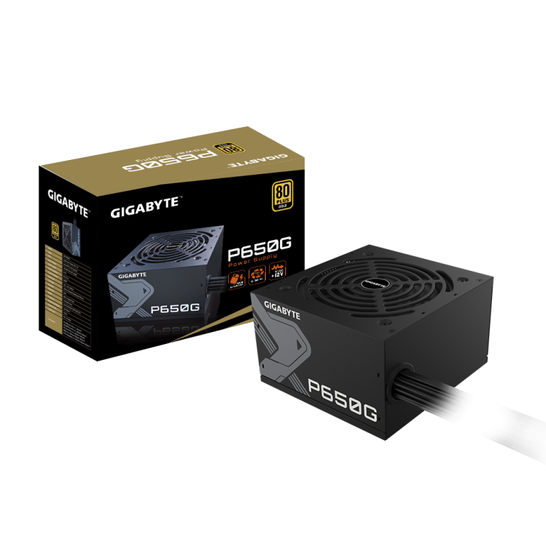 Fuente de Poder Gigabyte 650W 80 Plus Gold GP-P650G PG5 | PSU Gamer Eficiente y Silenciosa 1