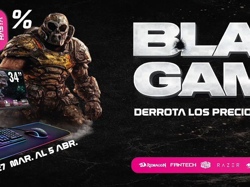 Las mejores marcas gamer en liquidación: Black Gamer Chile 2026