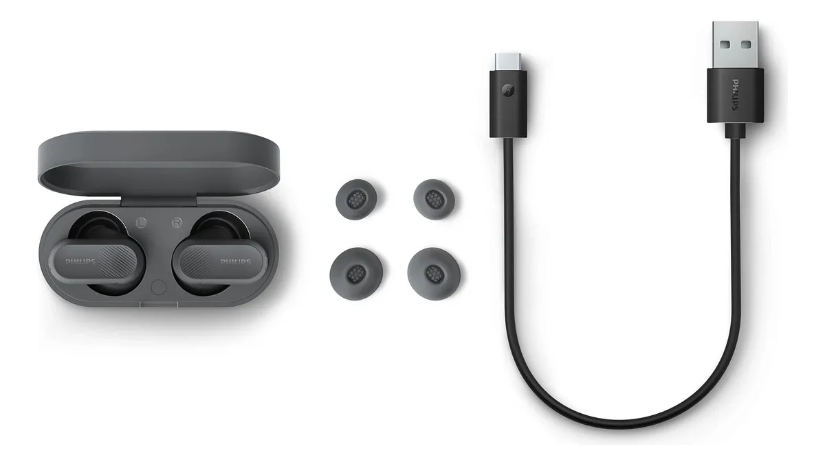Audífonos Bluetooth Noise Cancelling Philips Tat3509 True Wireless 24 Horas Autonomia 2
