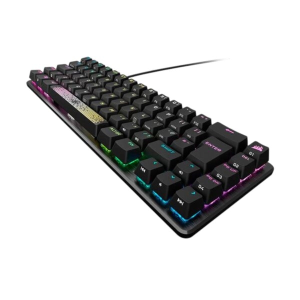 Teclado Óptico-Mecánico  Corsair  Gamer K65 PRO MINI RGB 65% Switch Ópticos OPX Black (ENG) 4