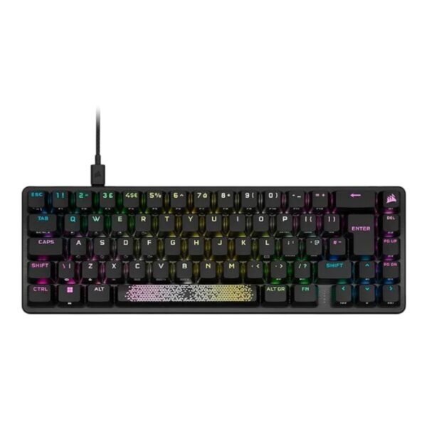 Teclado Óptico-Mecánico  Corsair  Gamer K65 PRO MINI RGB 65% Switch Ópticos OPX Black (ENG) 5