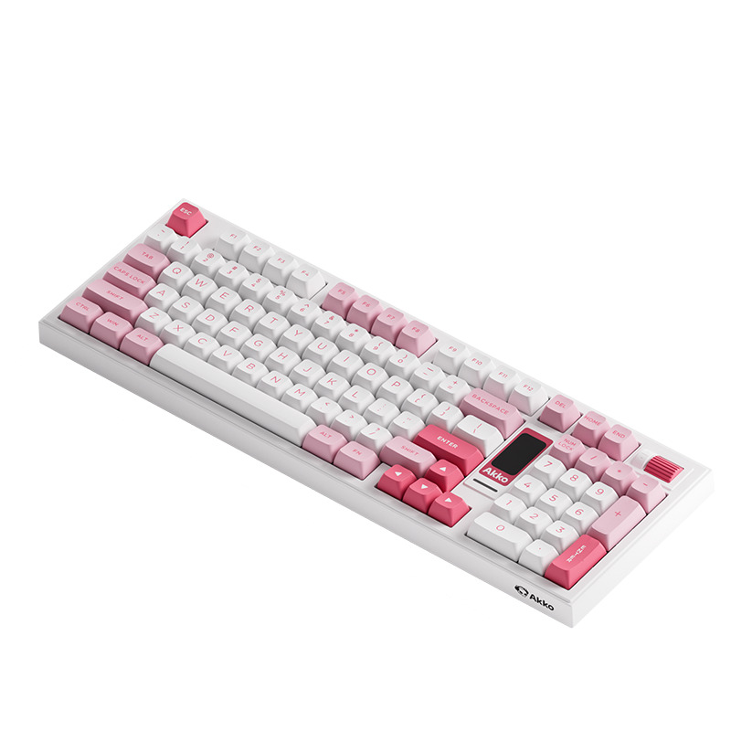 Teclado Mecanico gamer Akko 5098B v3 pro Sw piano / Sakura Prunus Lannesiana 5098B 3