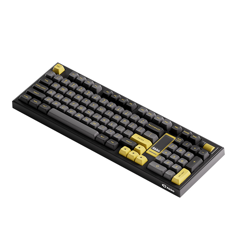 Teclado Mecanico gamer Akko 5098B v3 pro Sw piano / Black & Gold  3