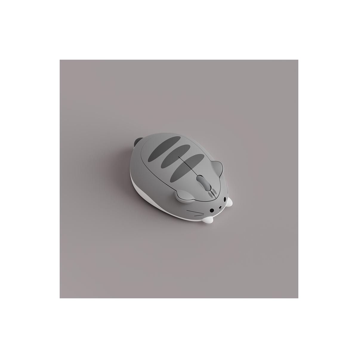 Akko Mouse multi-modo inalámbrico de gato color gris BT3.0/BT5.0/2.4G 1