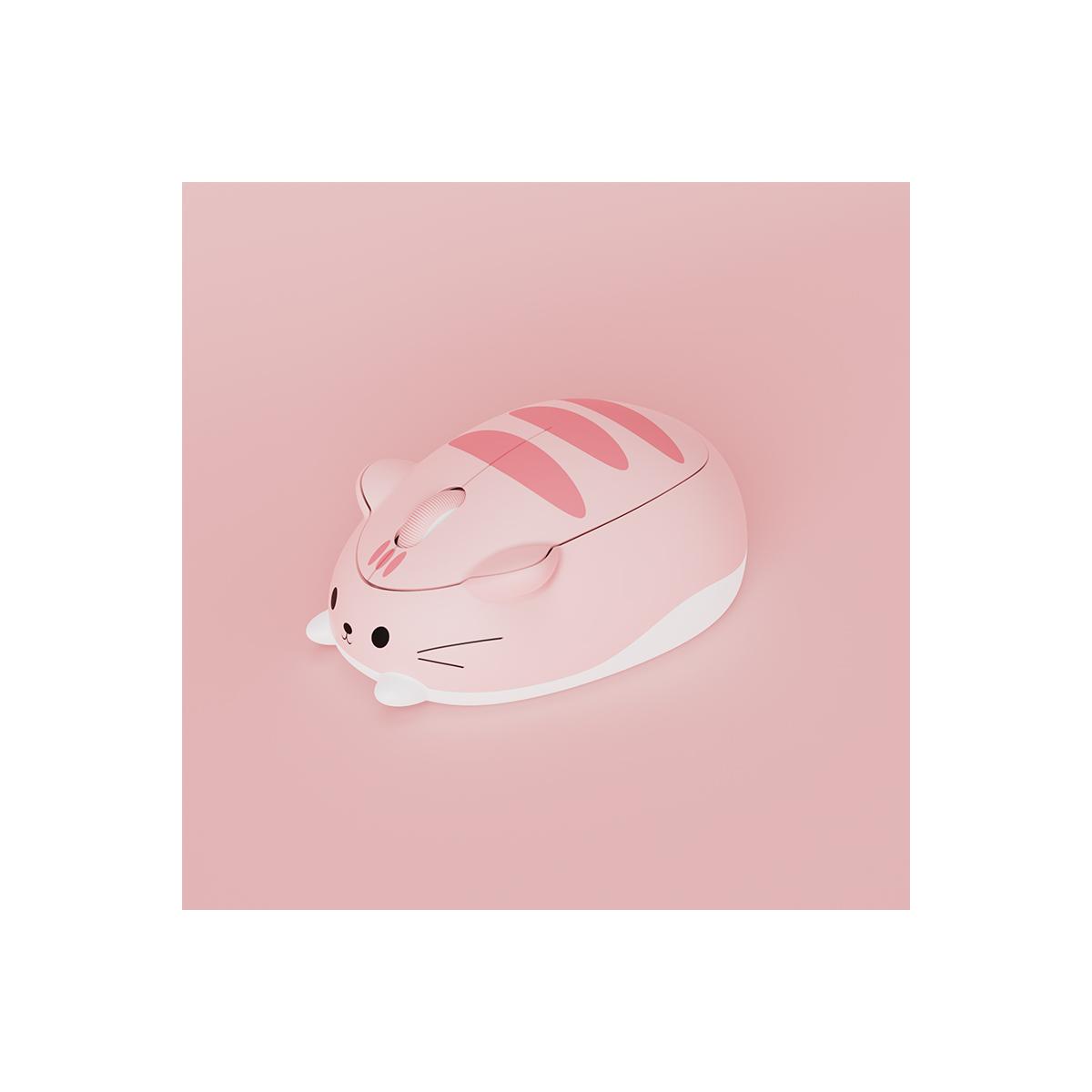 Akko Mouse multi-modo inalámbrico de gato color rosa BT3.0/BT5.0/2.4G 1