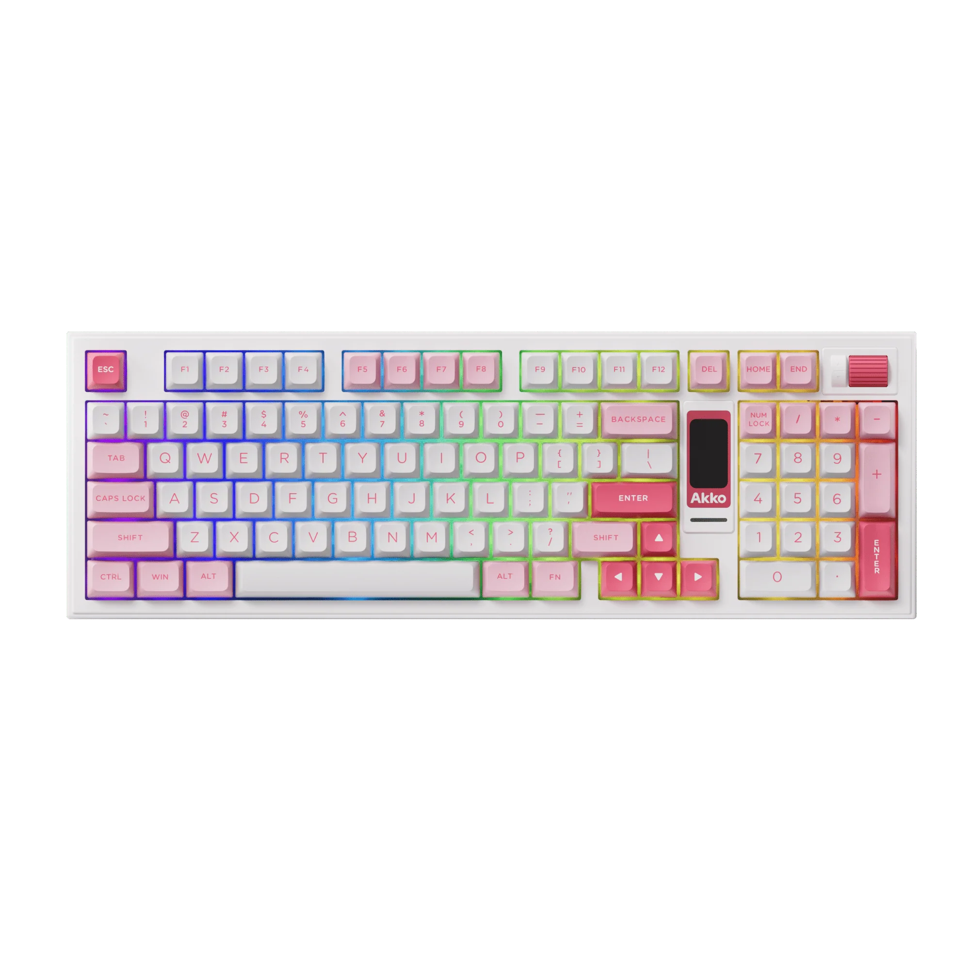 Teclado Mecánico gamer Akko 5098B v3 pro Sw piano / Sakura Prunus Lannesiana 5098B 2