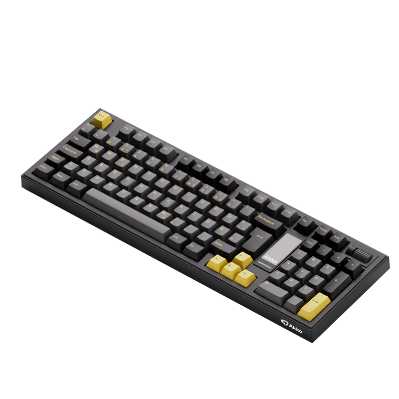 Teclado Mecanico gamer Akko 5098B v3 pro Sw piano / Black & Gold  7