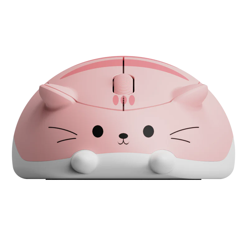 Akko Mouse multi-modo inalámbrico de gato color rosa BT3.0/BT5.0/2.4G 1