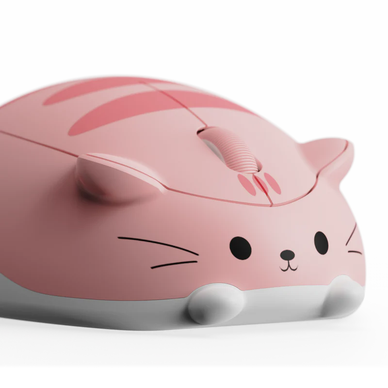 Akko Mouse multi-modo inalámbrico de gato color rosa BT3.0/BT5.0/2.4G 6