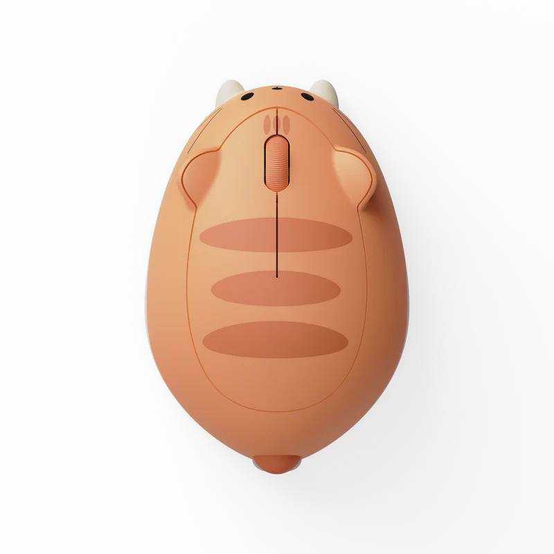 Akko Mouse multi-modo inalámbrico de gato color Naranja BT3.0/BT5.0/2.4G 2