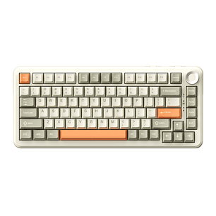 Teclado Magnético AJAZZ AK820 MAX grey beige orange / sw flying fish 