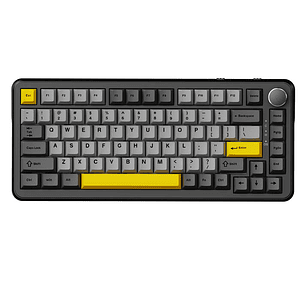 Teclado mecanico Ajazz AK820 MAX PLUS  black grey yellow/ SW DAYDREAM