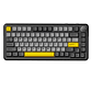 Teclado mecanico Ajazz AK820 MAX PLUS  black grey yellow/ SW DAYDREAM - Miniatura 1