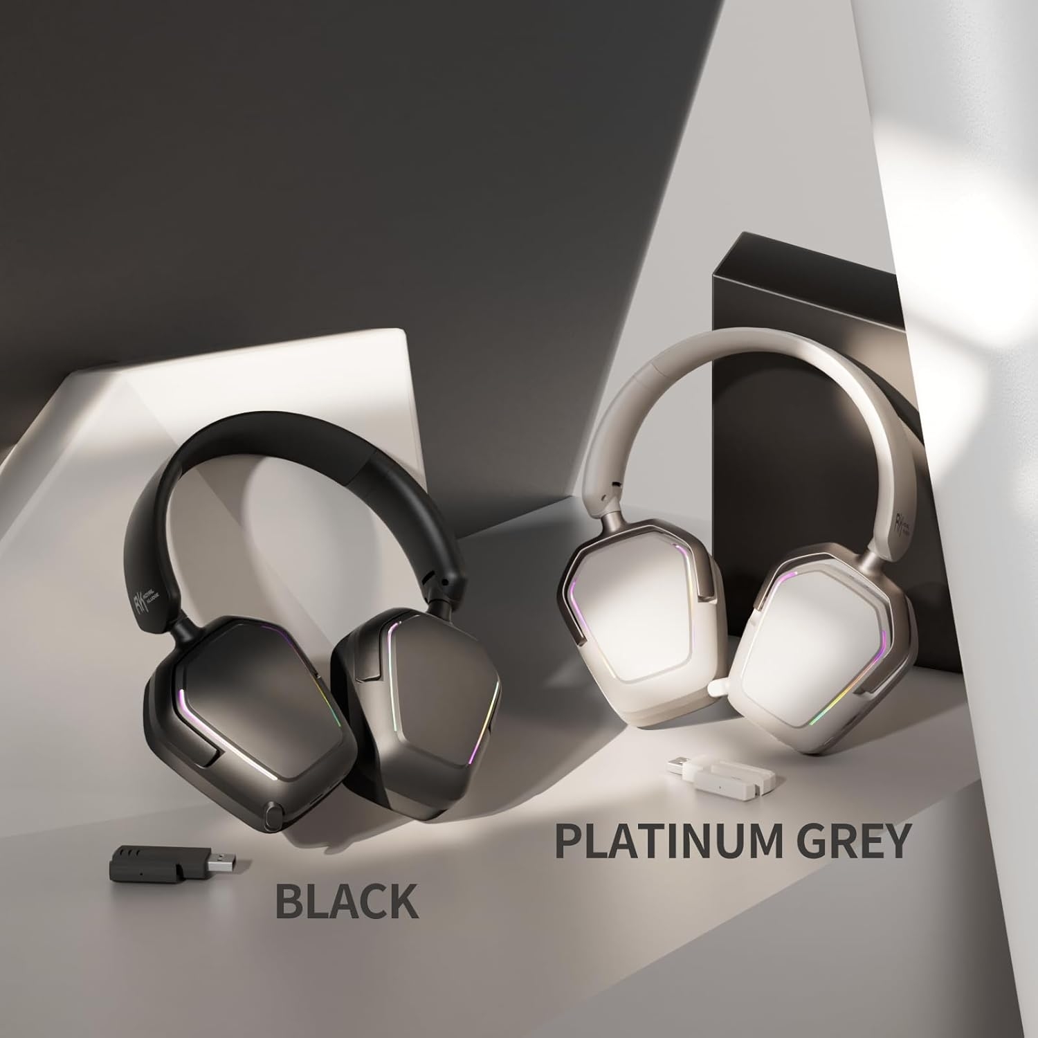 Audifonos gamer RK Royal Kludge HG101 Blanco 2