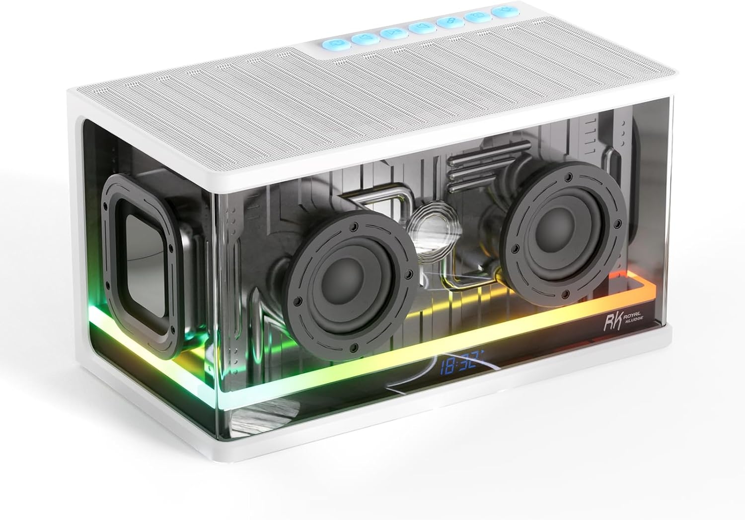 Parlante RK ROYAL KLUDGE SH100 Altavoz Bluetooth 40w Blanco 1