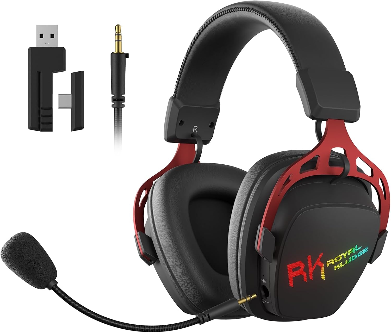 Audifonos gamer RK ROYAL KLUDGE HG103 NEGRO 1