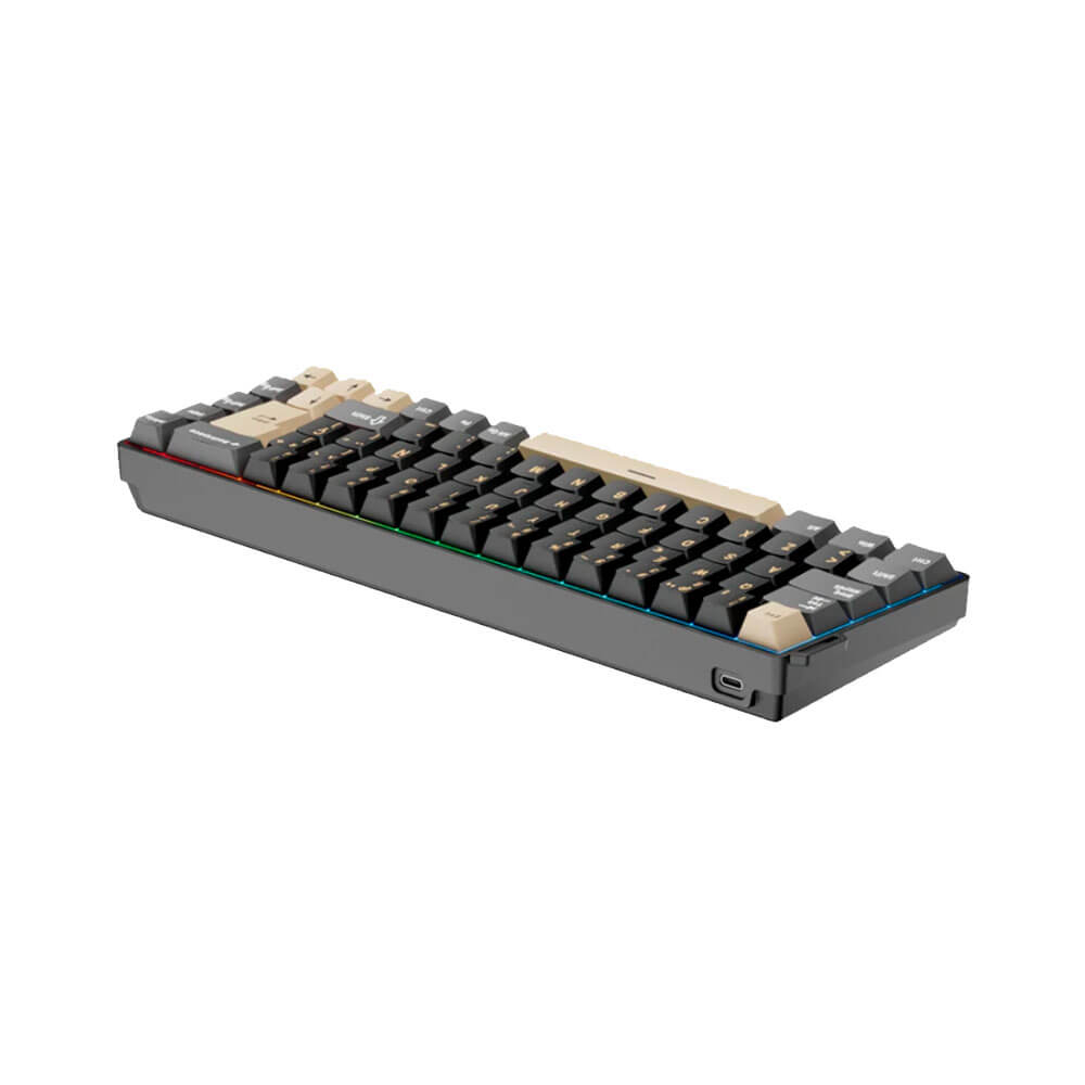 TECLADO GAMER ROYAL KLUDGE RK68 HE (IBM69K-SP) PHANTOM | SW MINT MAGNETIC /  Ingles 3