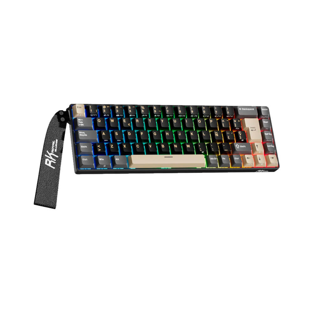 TECLADO GAMER ROYAL KLUDGE RK68 HE (IBM69K-SP) PHANTOM | SW MINT MAGNETIC /  Ingles 1